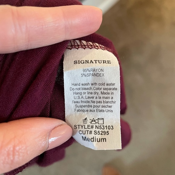 Pink Blush Burgundy 3/4 Bell Sleeve Maxi Dress - Picture 4 of 5